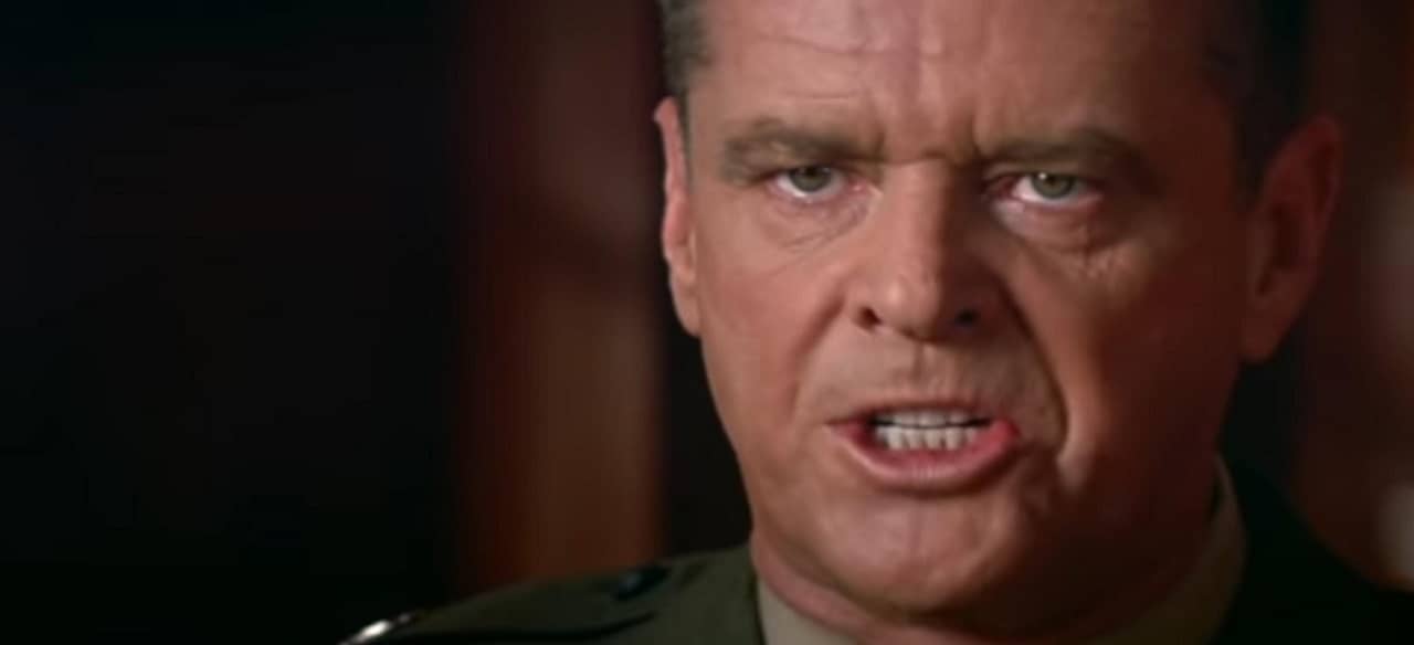 Il peso della verità - Codice d’Onore, 1992, Rob Reiner, Jack Nicholson, Nathan R. Jessup