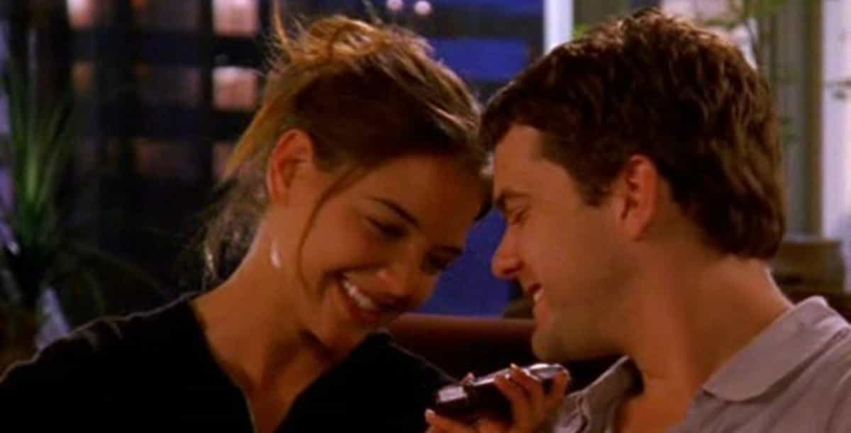 Ti lascio libera, dice Pacey a Joey in Dawson's Creek, serie tv, Joshua Jackson, Pacey Witter, Katie Holmes, Joey Potter