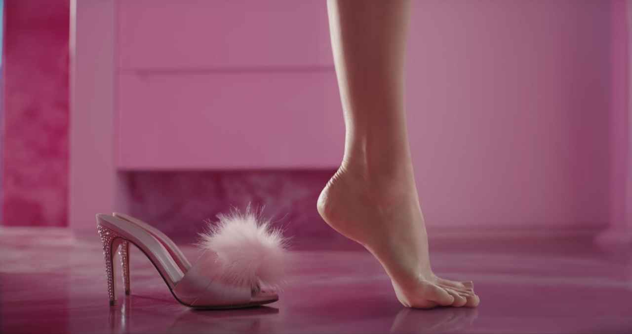 Piedi Margot Robbie, Barbie, 2023